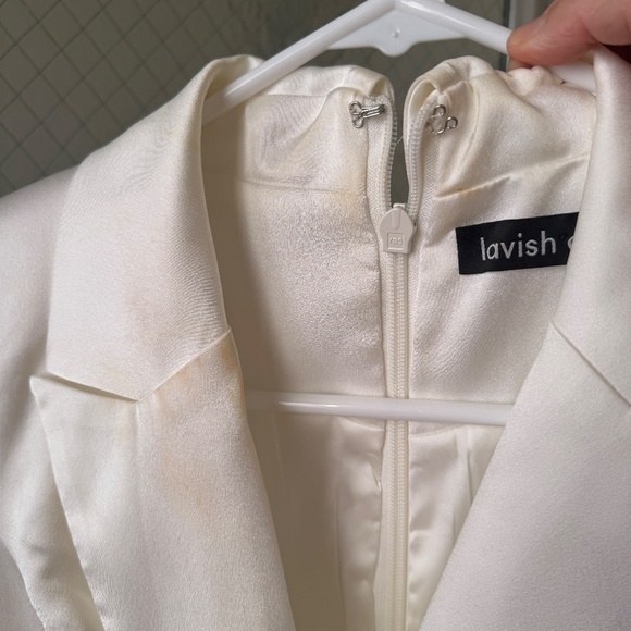 Lavish Alice Belted Blazer Mini Dress Size 4 - Picture 4 of 4